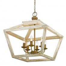  0839-6 BC - Haiden 6-Light Pendant in Burnished Chestnut